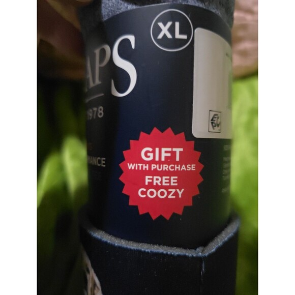 Chaps Mens Navy Blue Short Sleeve Performance Graphic T-Shirt & Coozy - Picture 4 of 8